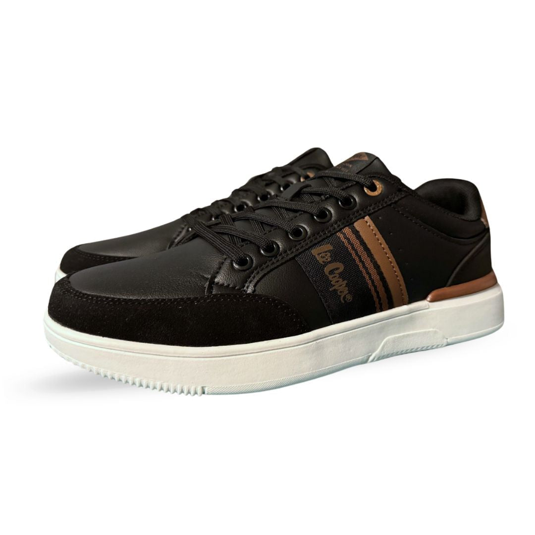 Lee Cooper Lace-Up Sneakers Men LC807130M-BLK