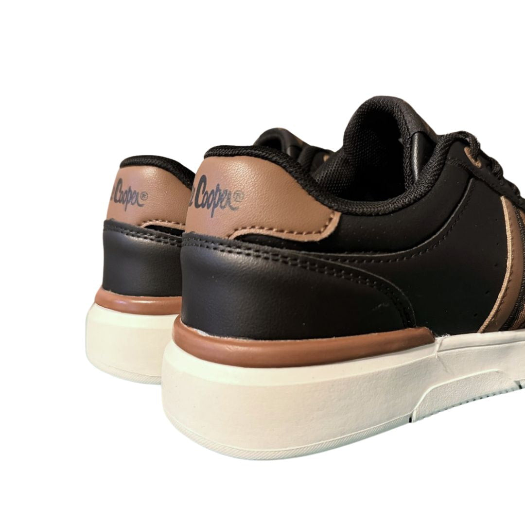 Lee Cooper Lace-Up Sneakers Men LC807130M-BLK