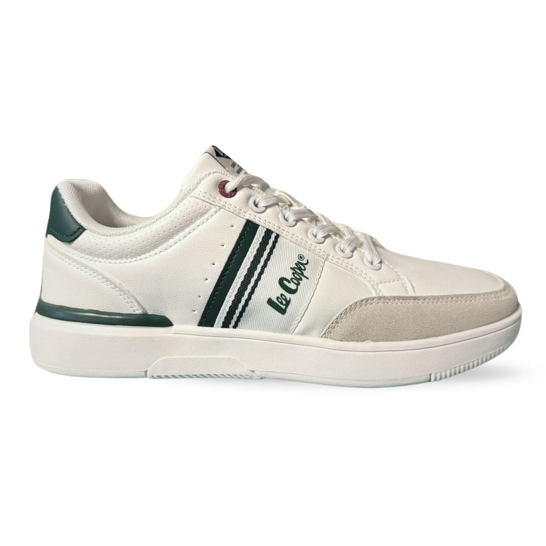 Lee Cooper Lace-Up Sneakers Men LC807130M-WHT