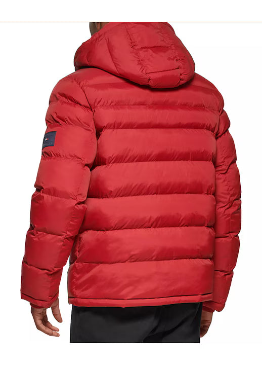 Tommy Hilfiger Men's Classic Zip Front Polar Fleece Jacket Men _ Red