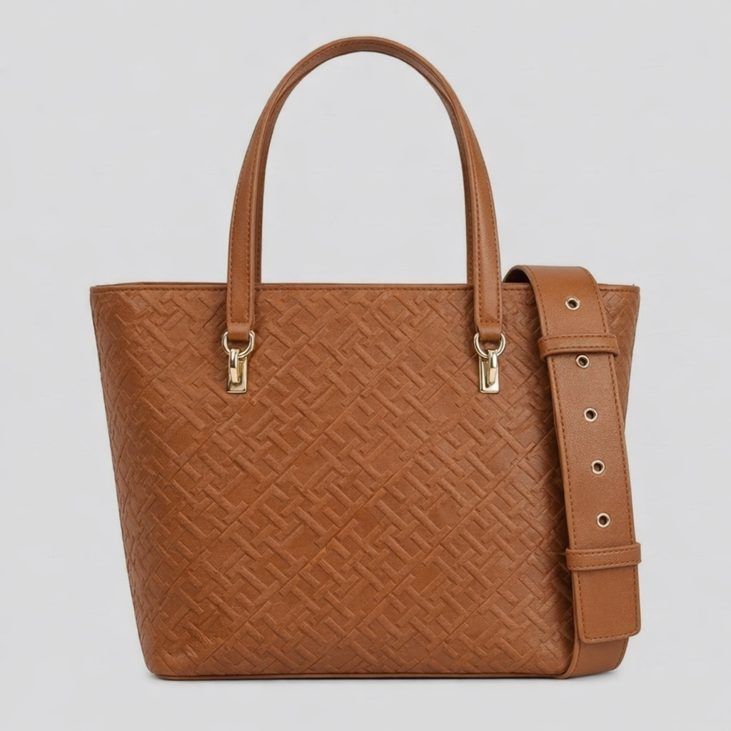 Tommy Hilfiger Th Refined Mini Tote Mono Bag