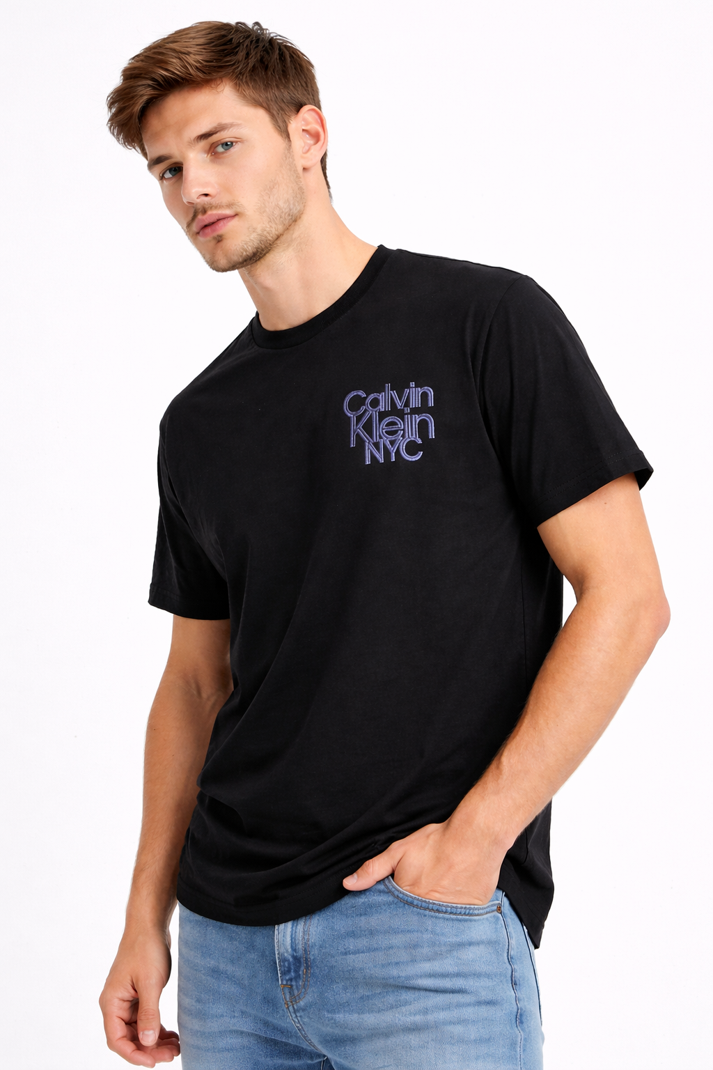 Calvin Klein Pixel Logo Graphic Classic T-Shirt regular fit