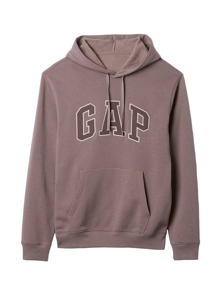 GAP Men’s Relaxed Logo Hoodie – Coffee