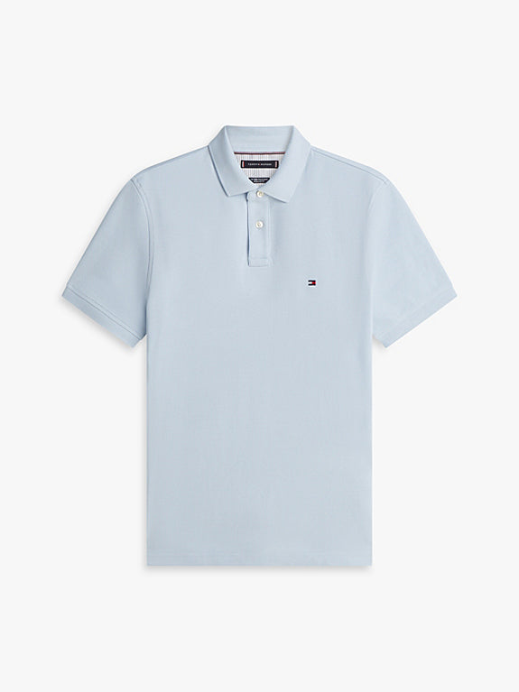 Tommy Hilfiger Men’s Classic Pique Polo T-Shirt – Light Blue Slim Fit