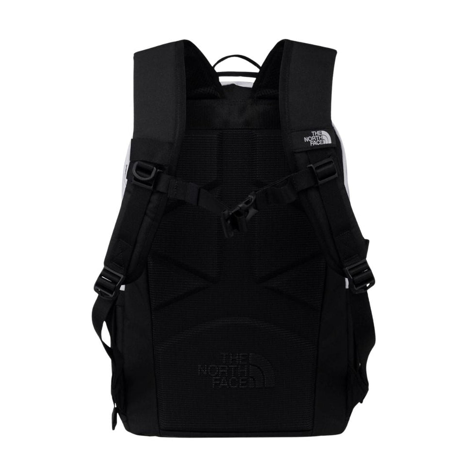 The North Face Dual White*Black Backpack with Multi-Compartments