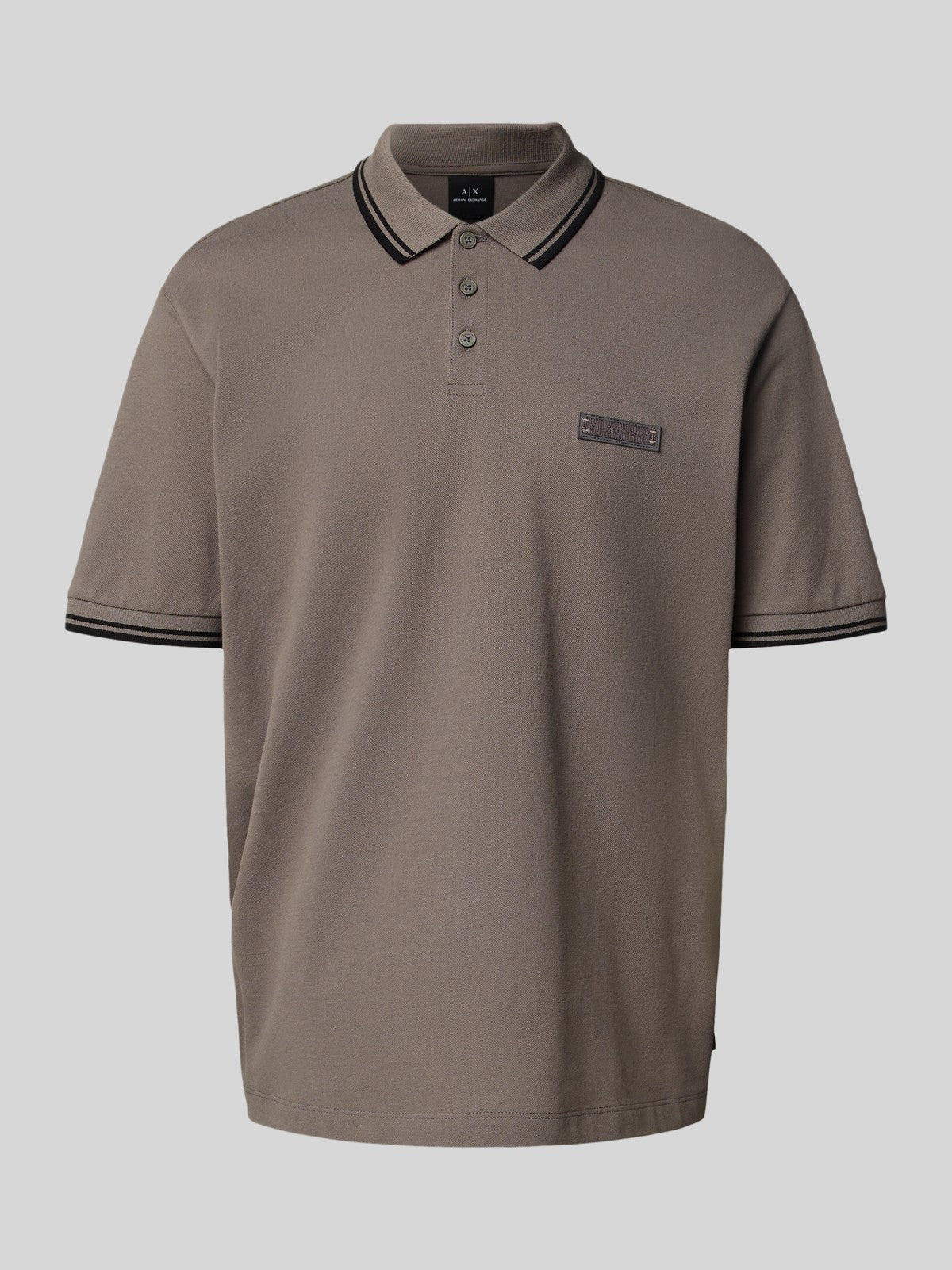 Armani Exchange polo shirt with button placket