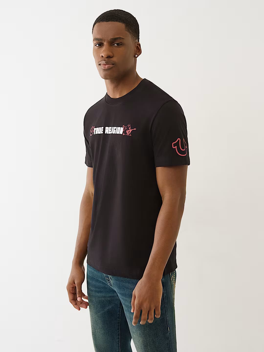 True Religion true buddha tee regular fit _ Black