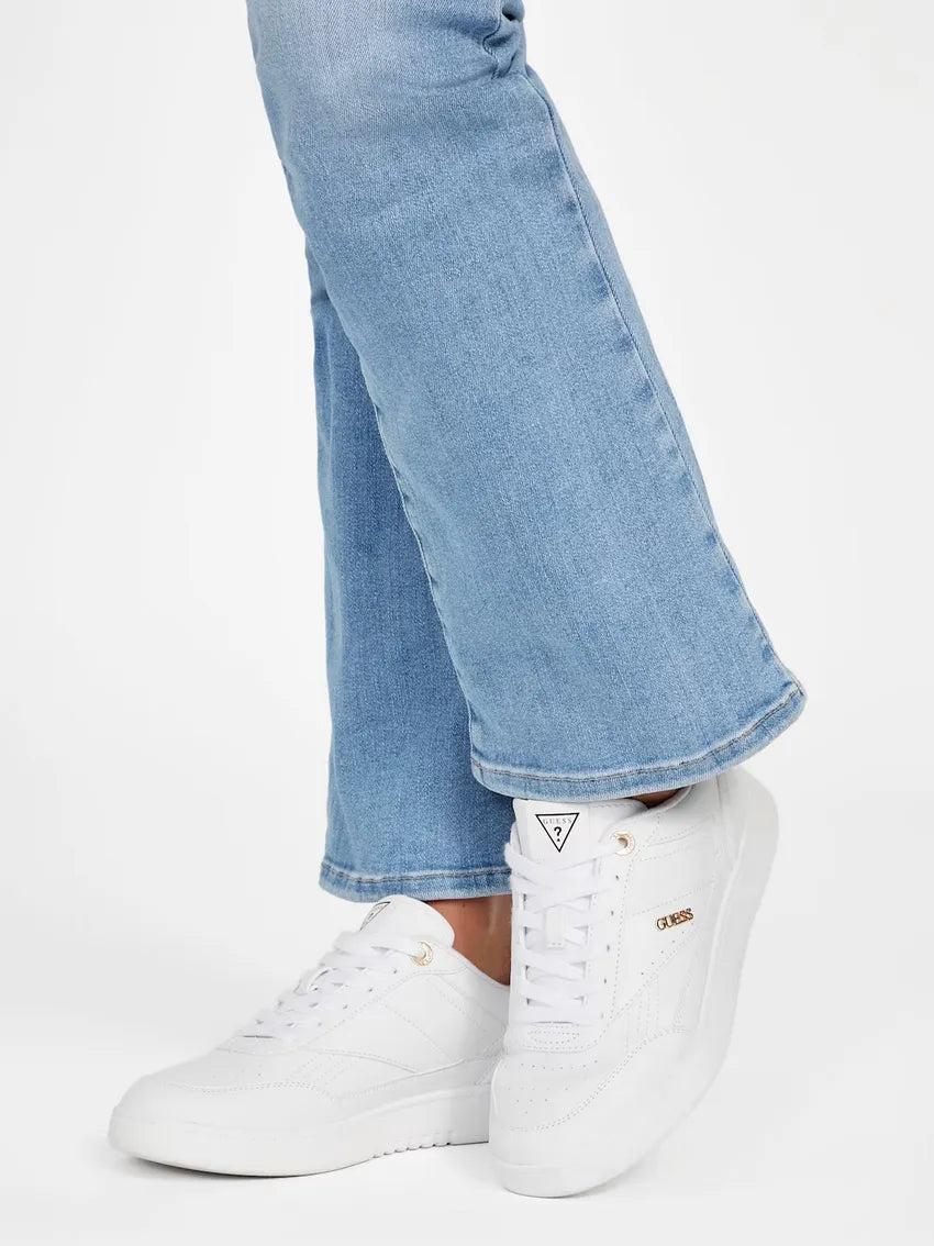 Guess Women's Pelina Logo Low-top Sneakers, Comfortable Casual White