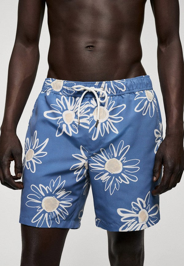 MNG flowers Swim Trunk