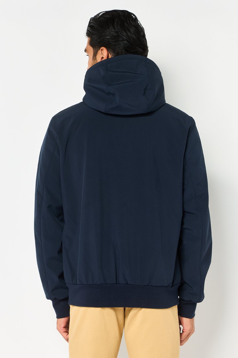 Michael Kors Men Hooded Jacket – Navy Blue | Winter Outerwear