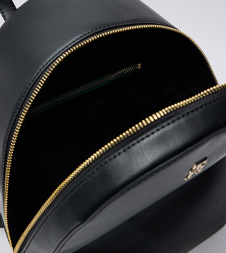 Tommy Logo Detail Zippered Backpack