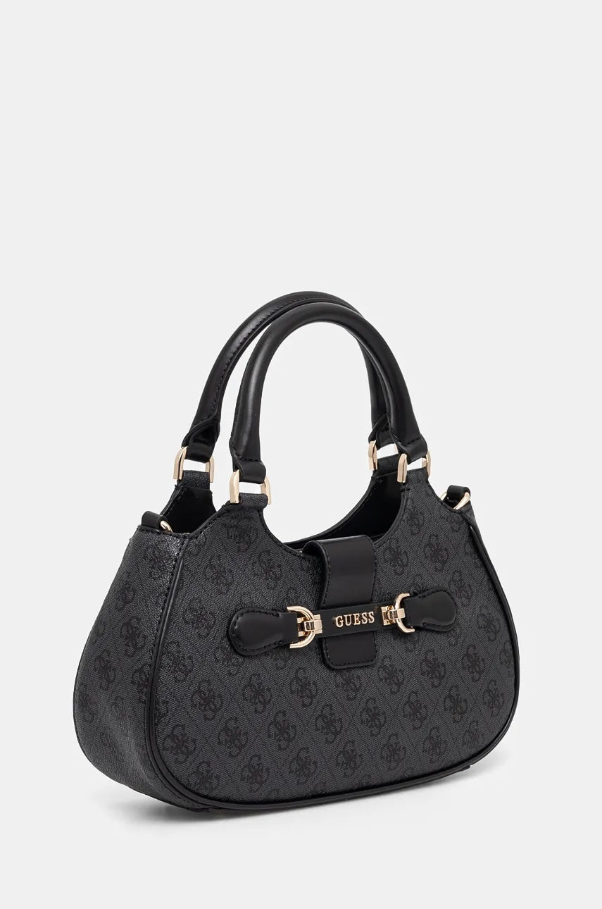 Guess Signature Print Shoulder Bag