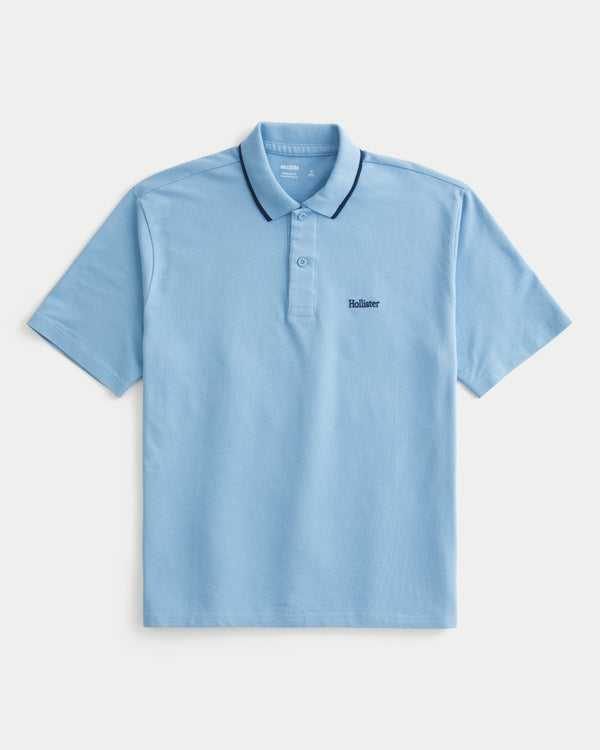HOLLISTER Relaxed Logo Polo SHIRT