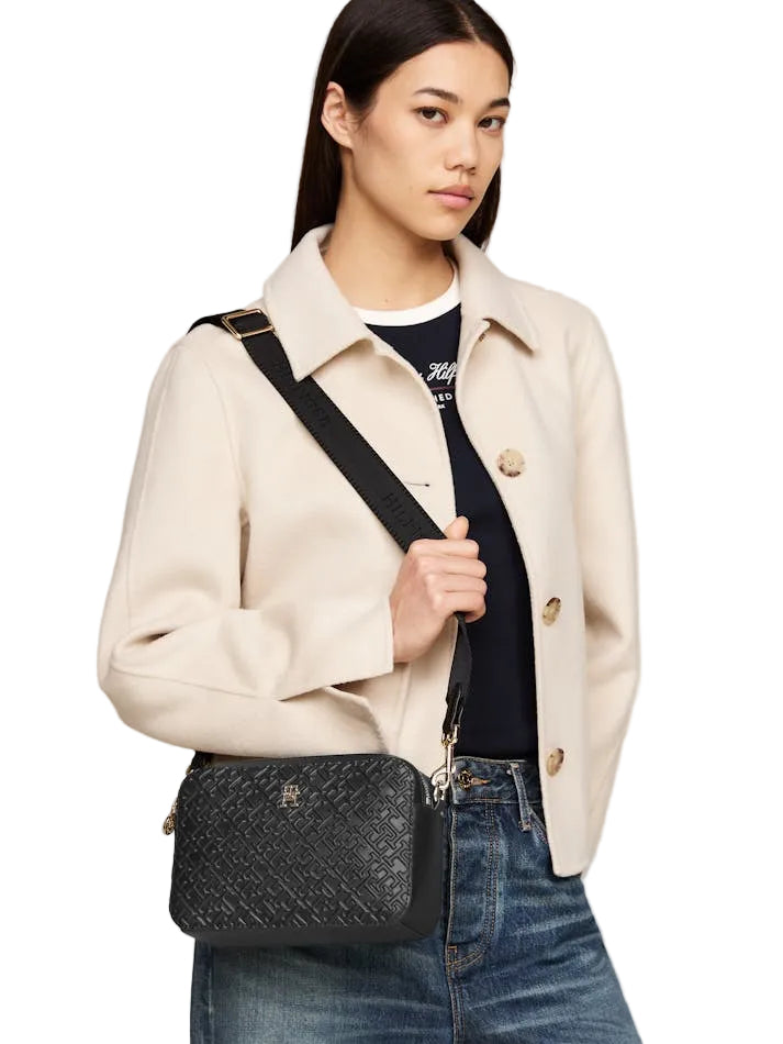 Tommy Hilfiger Women Camera Crossbody Bag Black