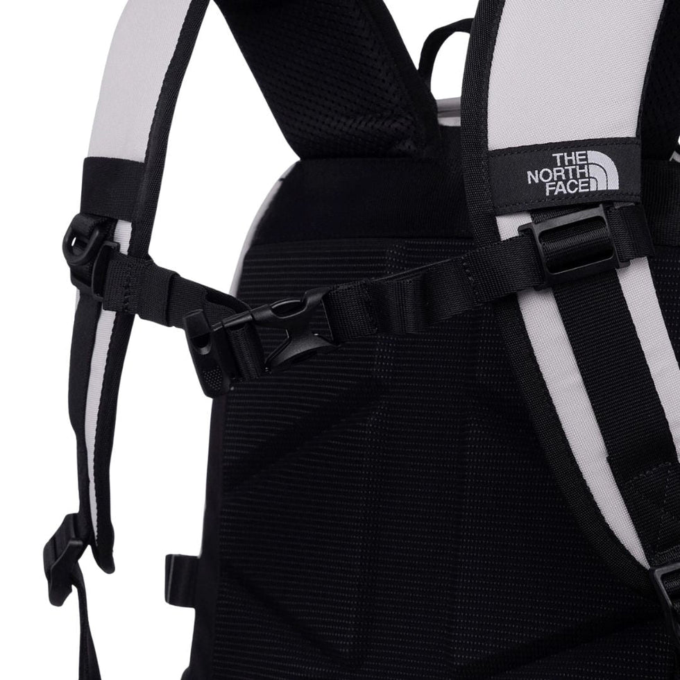 The North Face Dual Beige Backpack with Multi-Compartments