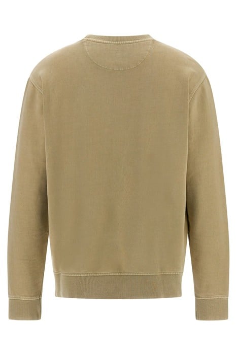 Guess Sweatshirt Logo Printed Men _ Beige