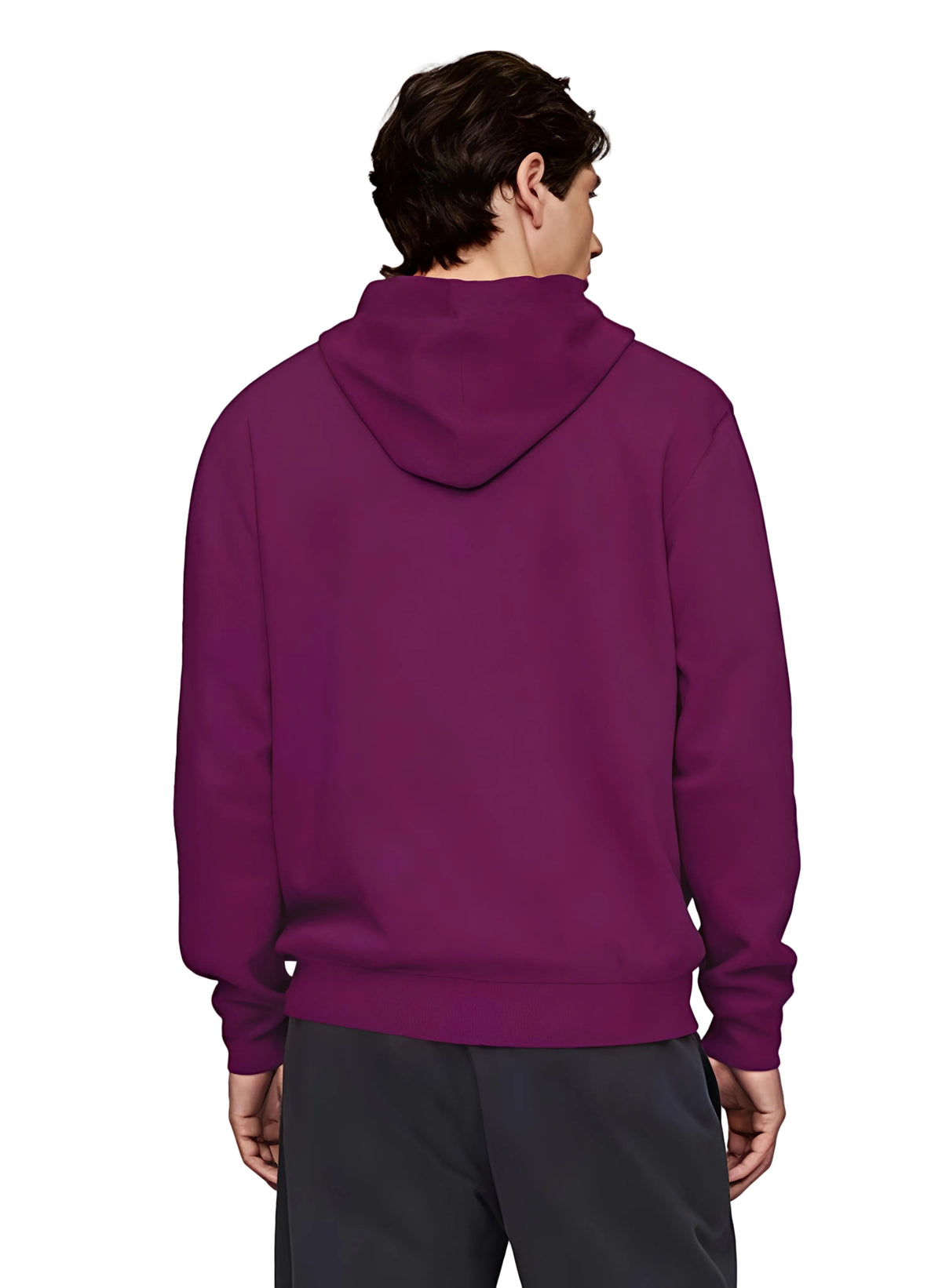 GAP Soft Arch Logo Zip Hoodie _ Burgundy