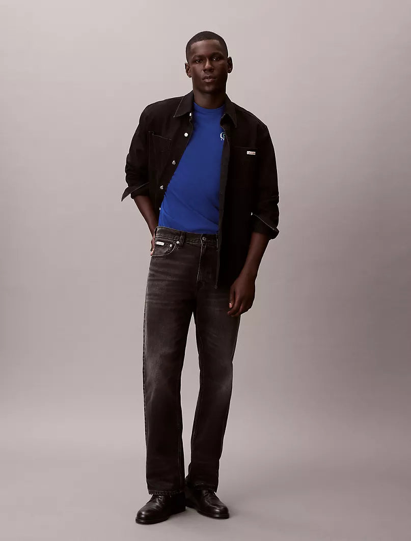 Metallic Monogram Logo Relaxed T-Shirt Calvin Klein jeans