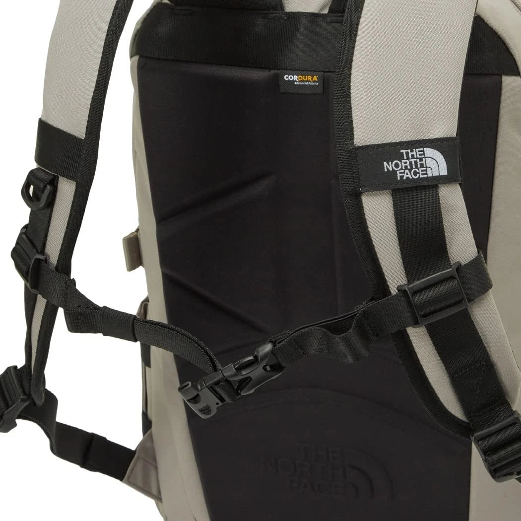 The North Face Dual Brown Backpack with Multi-Compartments