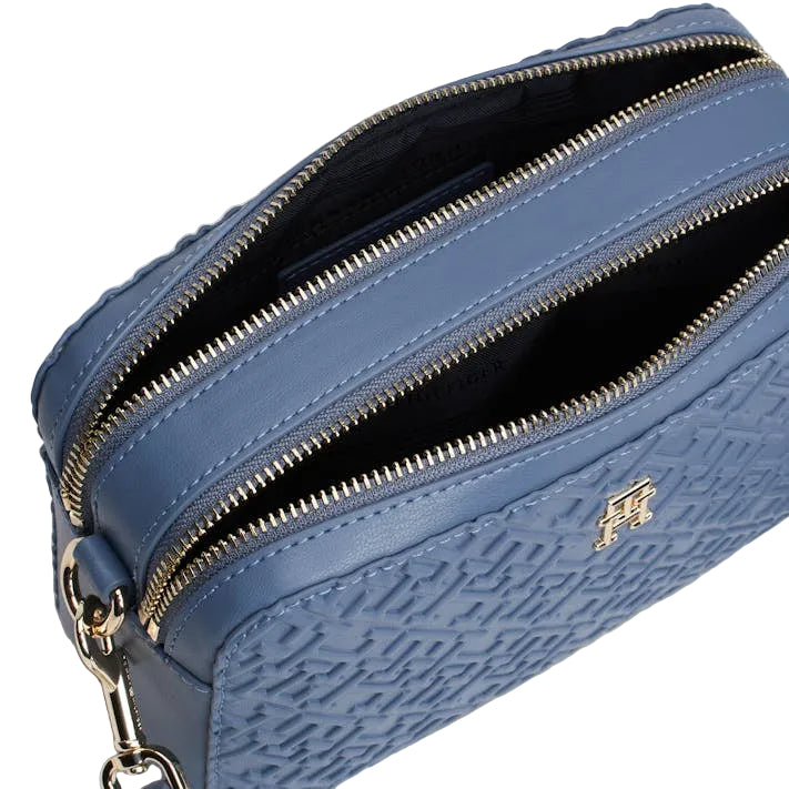Tommy Hilfiger Women Camera Crossbody Bag Baby Blue
