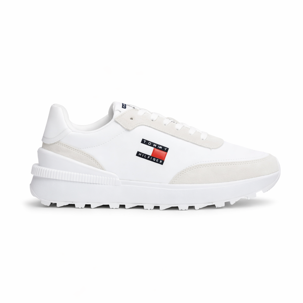 TOMMY Essential Mixed Texture Cleat Runner Trainers