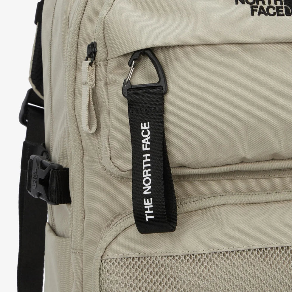 The North Face Dual Beige Backpack with Multi-Compartments
