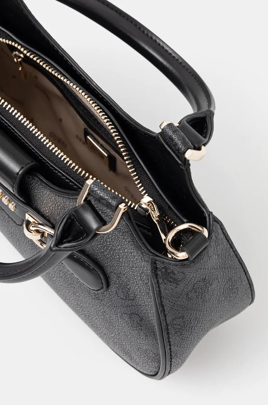 Guess Signature Print Shoulder Bag