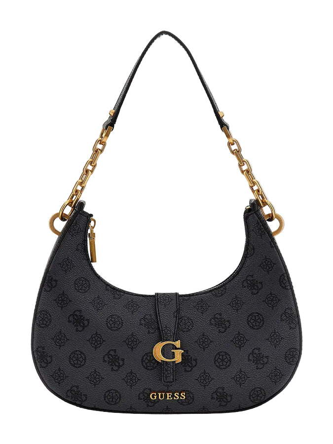 Guess KUBA hobo with monogram print bag