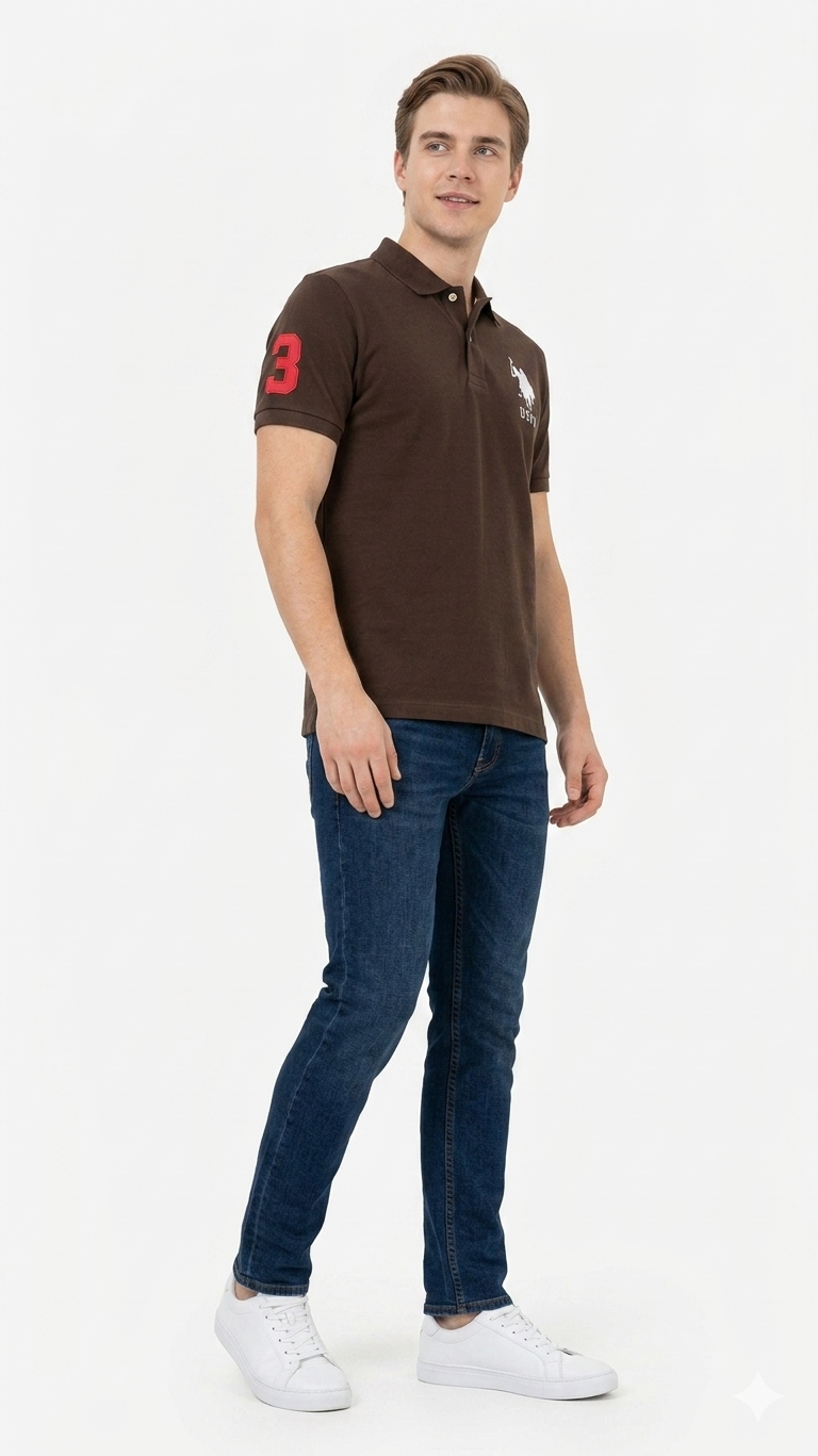 U.S POLO ASSAN 3 pique polo T_shirt