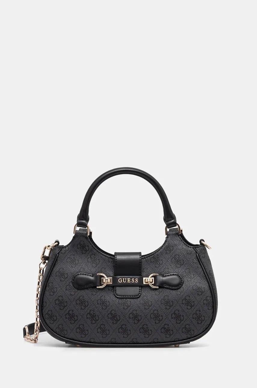 Guess Signature Print Shoulder Bag
