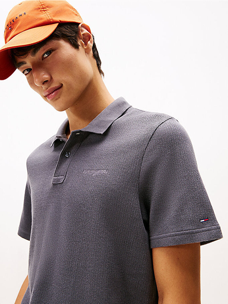 Tommy jeans waffle polo