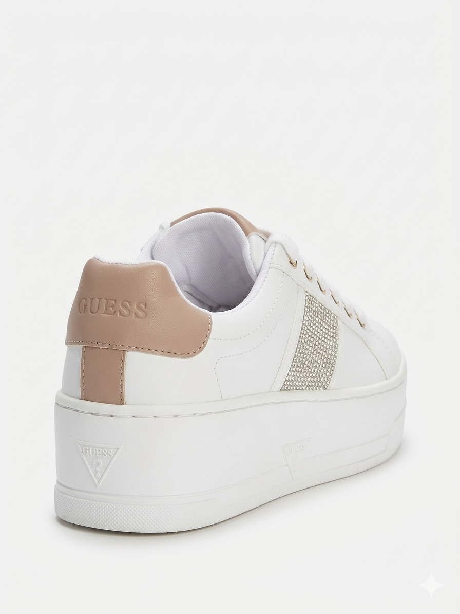 Shoes Guess Songs Rhinestone Platform Sneakers Women