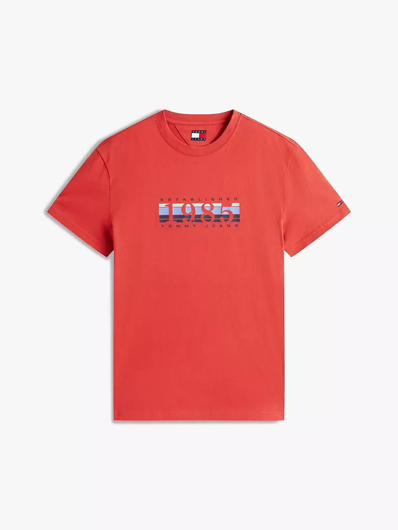 Tommy Jeans 1985 Stripe Graphic T-Shirt