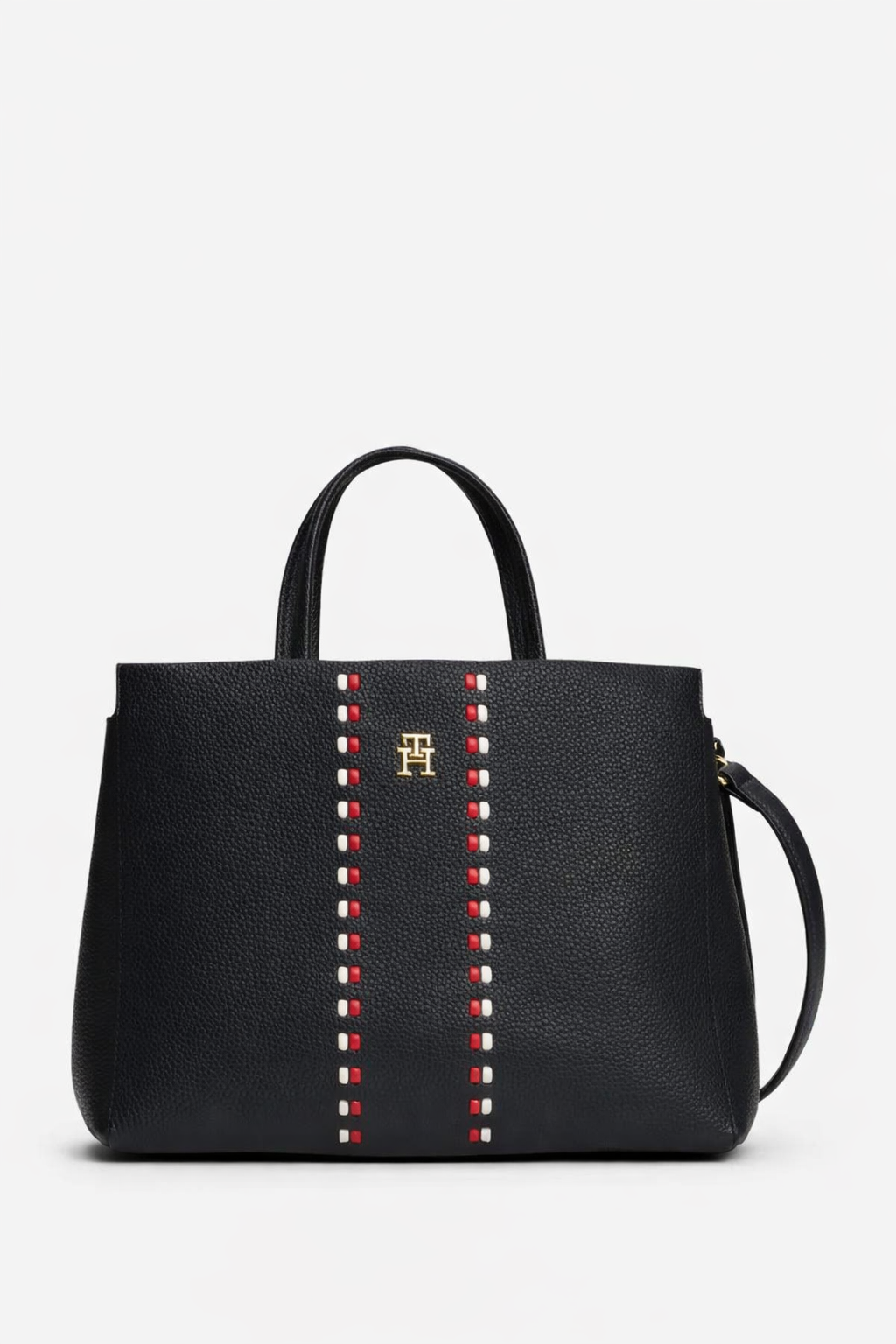 Tommy Hilfiger Signature Tape Satchel Women Bag