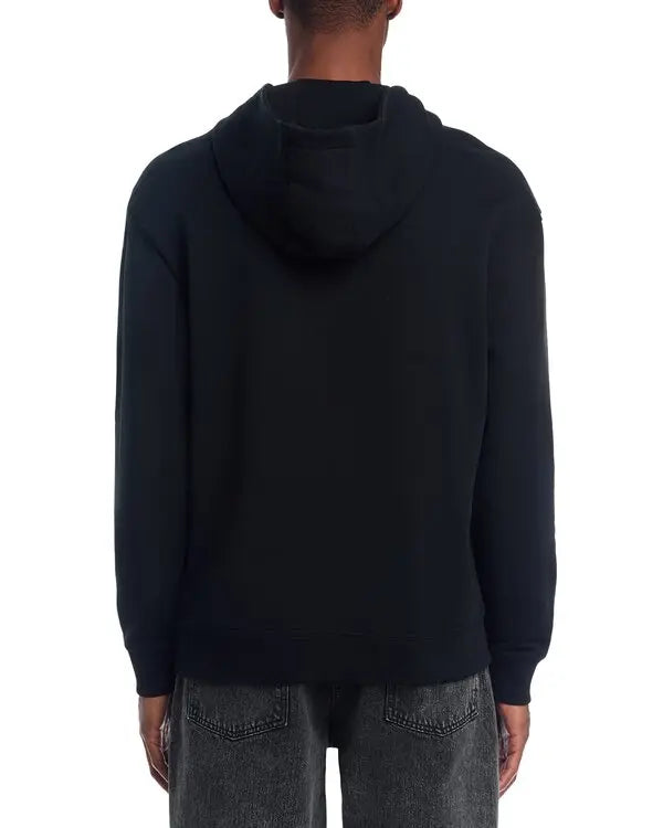 HUGO Hoodie DALENTO Logo Print Men _ Black