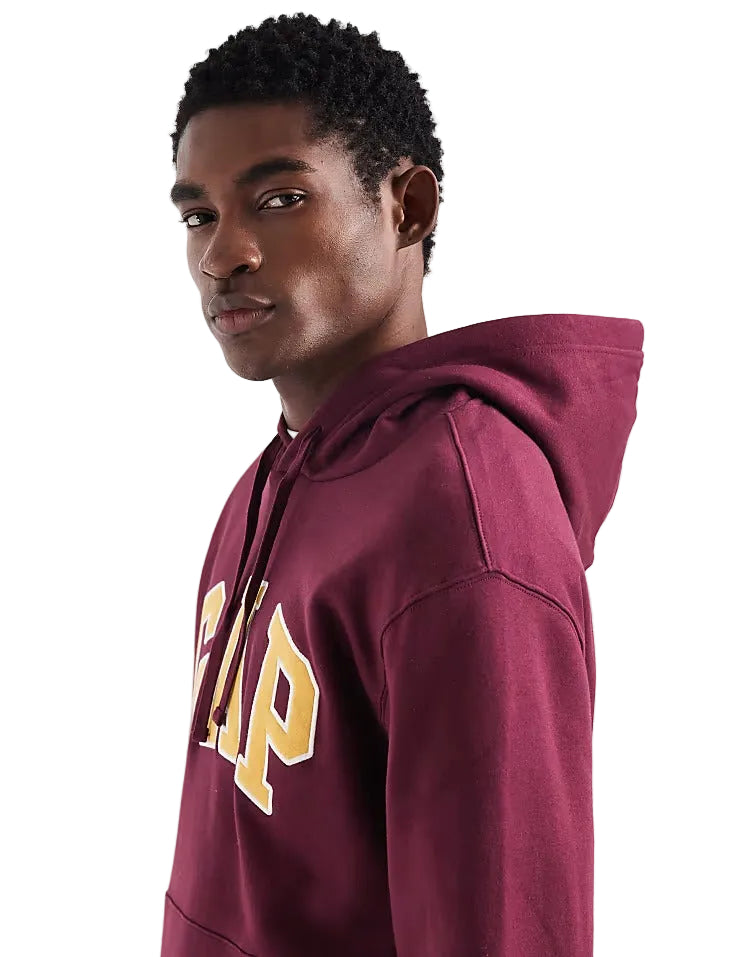 GAP Men’s Logo Hoodie – Burguandy