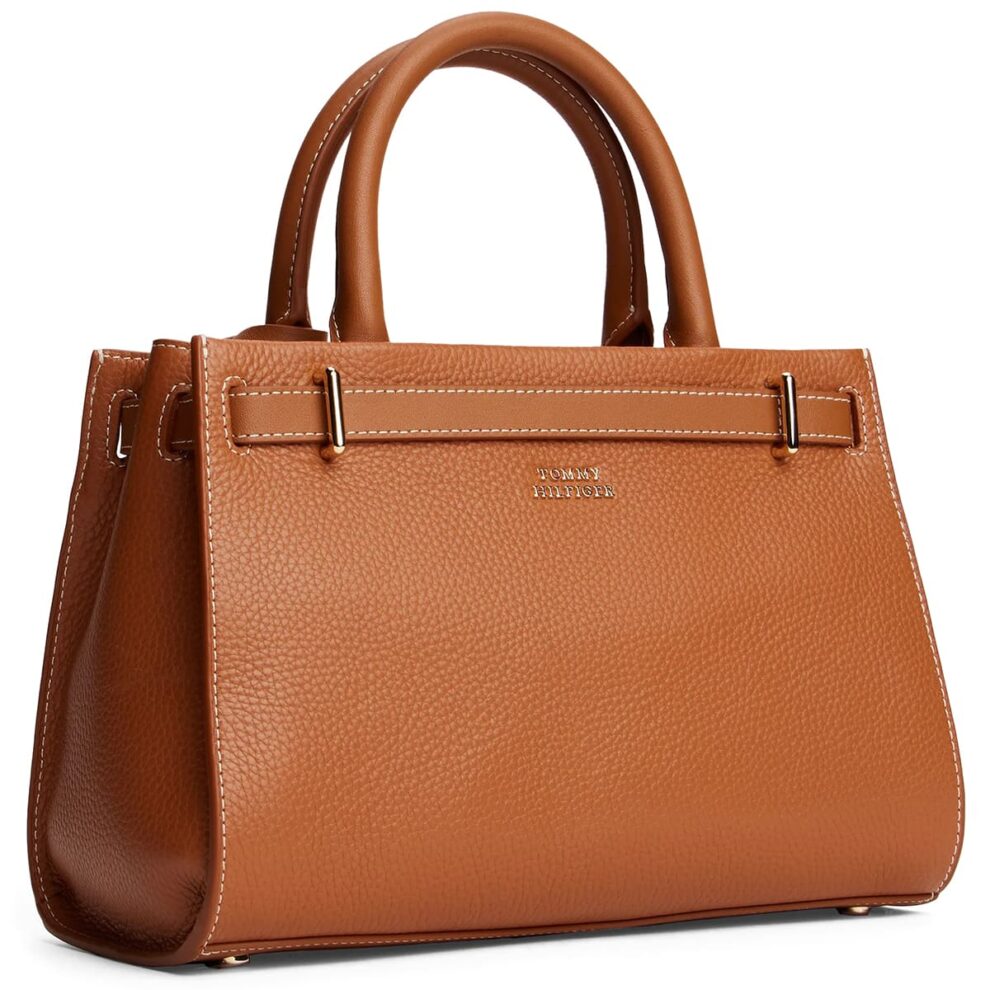 TOMMY HILFIGER American Icon Leather Tote Women bag