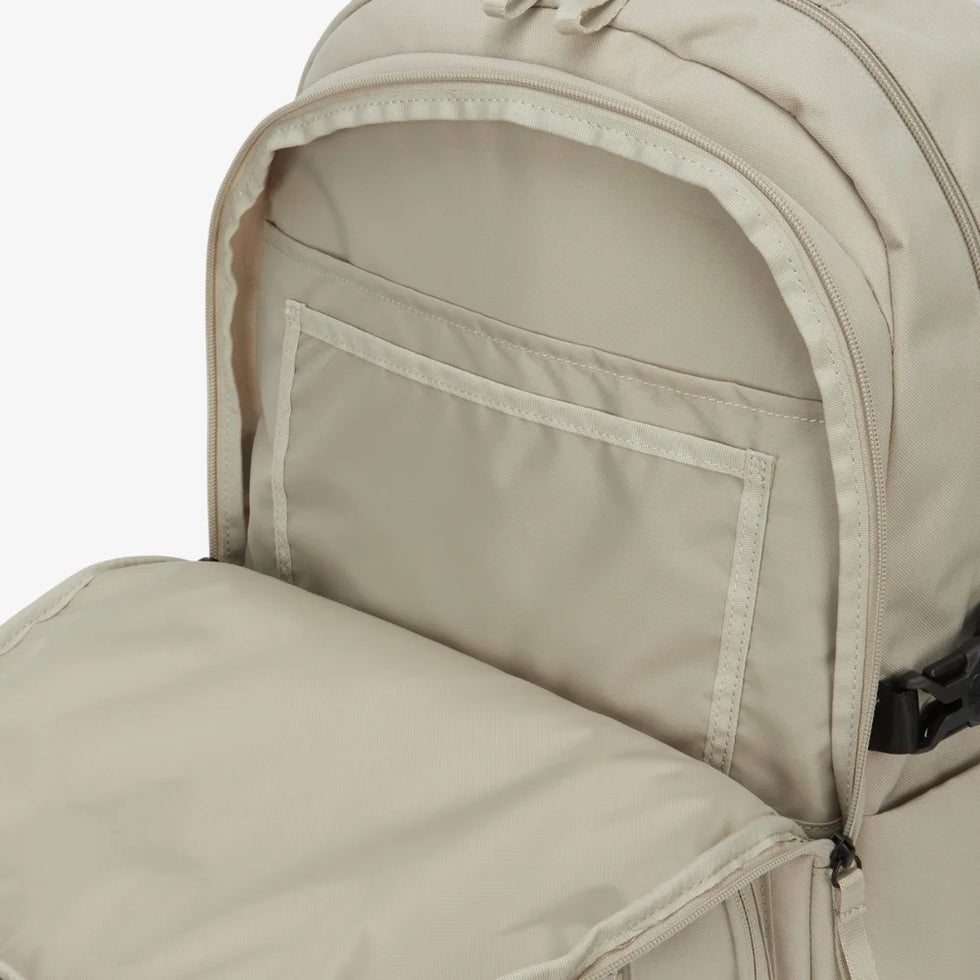The North Face Dual Beige Backpack with Multi-Compartments