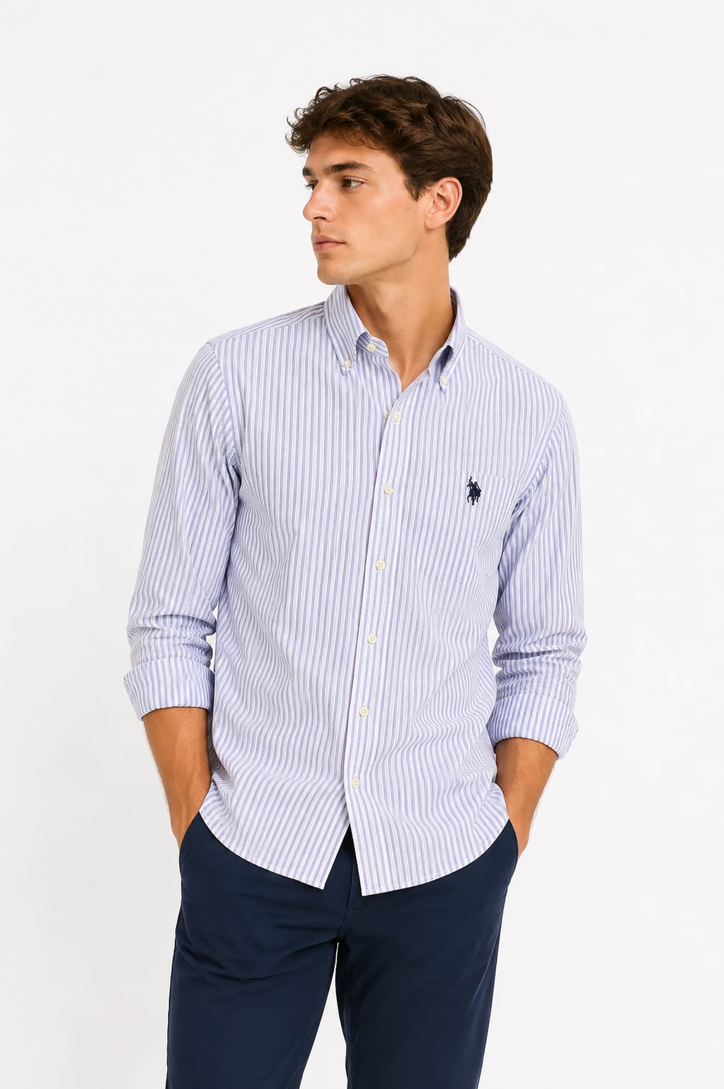 u.s polo striped shirt