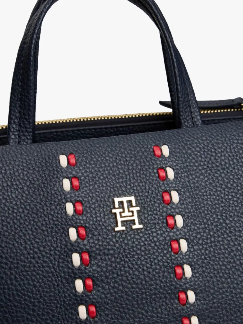 Tommy Hilfiger Signature Tape Satchel Women Bag