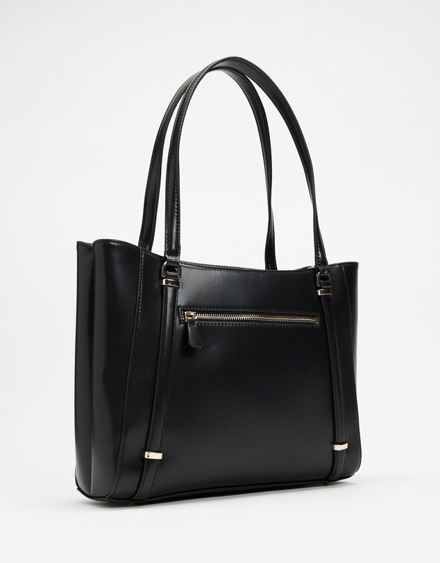 Guess Classic Logo Print Shoulder Purse