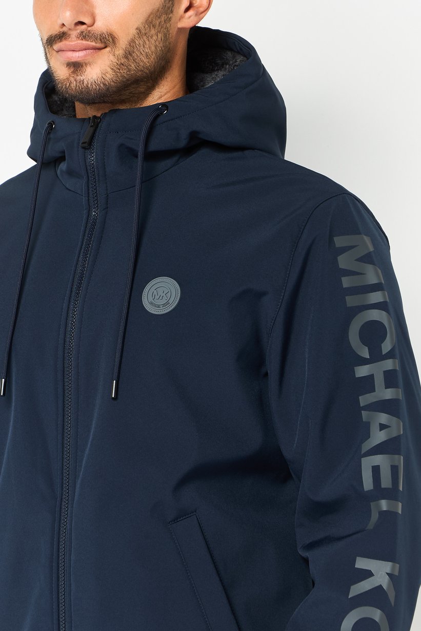 Michael Kors Men Hooded Jacket – Navy Blue | Winter Outerwear