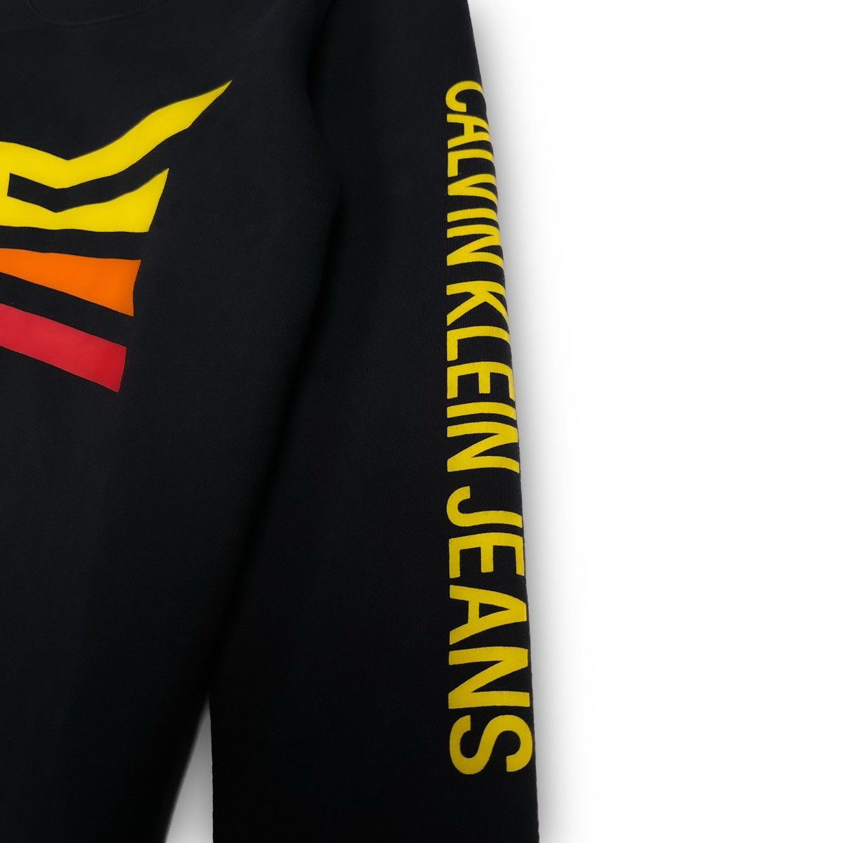 Calvin Klein Sweatshirt Logo Print Men _ Black