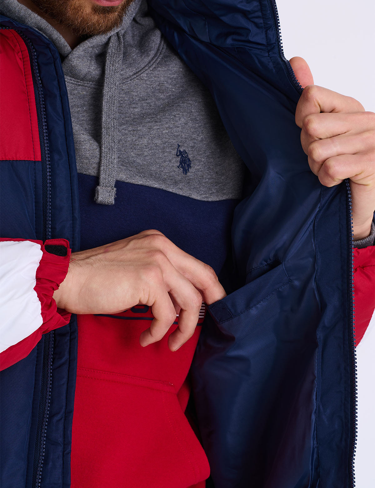 U.S.polo jacketcolor