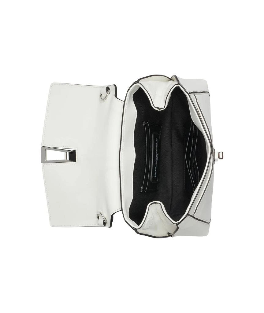 KARL LAGERFELD MERCERIE LEATHER SATCHEL Bag