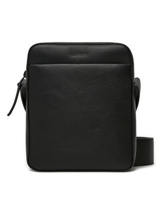 Calvin klein Black Mono Logo Reporter bag