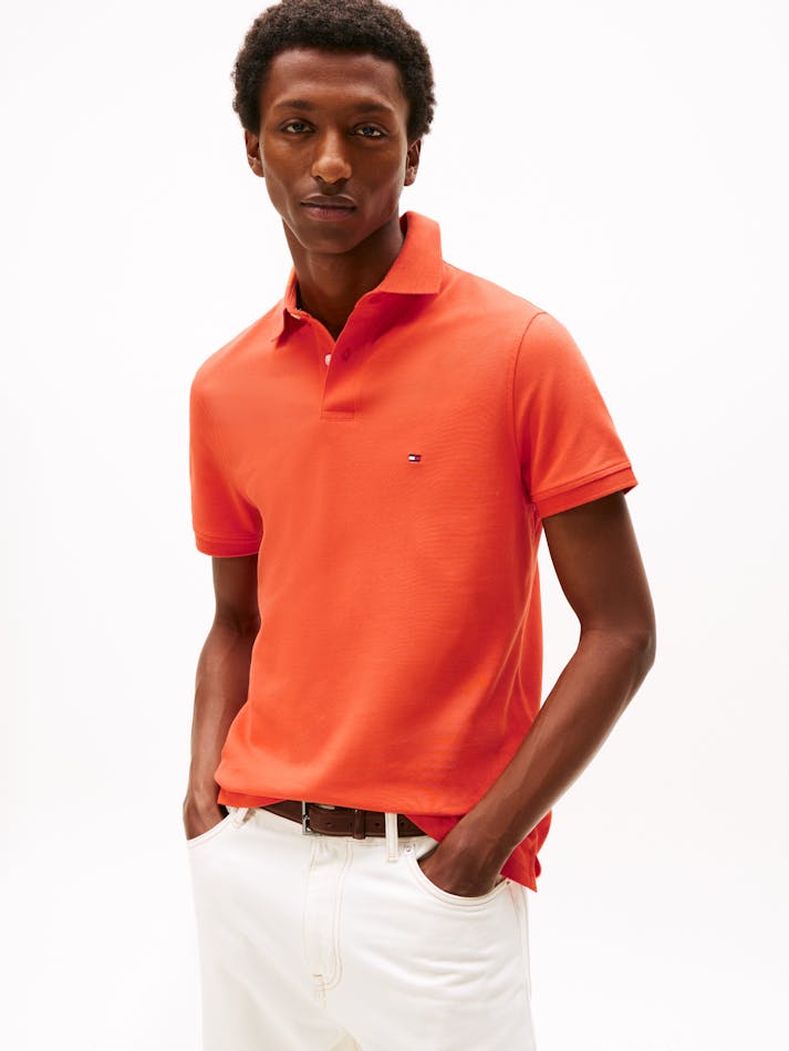 Tommy Hilfiger Polo Fit Slim fit stretch Orange