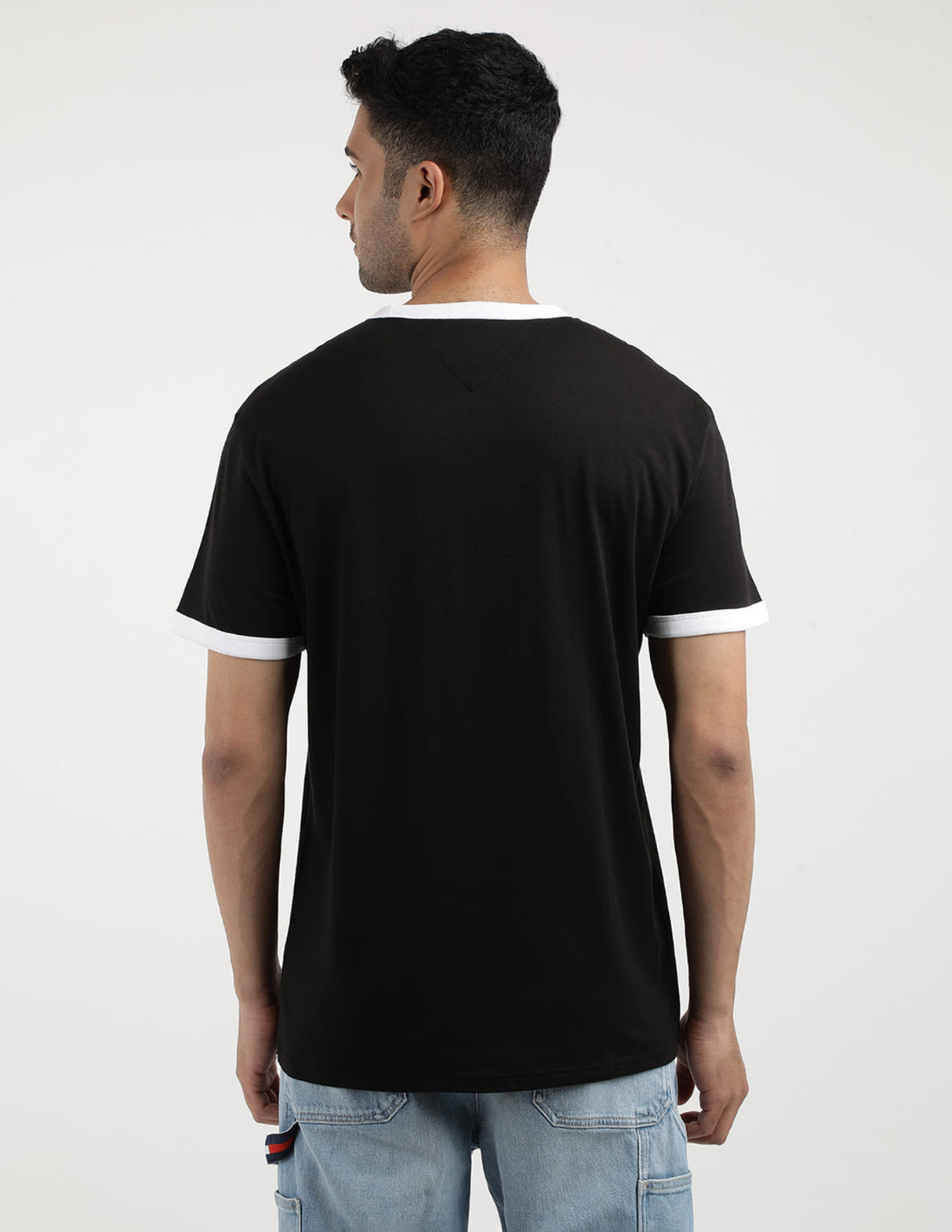 Tommy jeans flag ringer round t-shirt