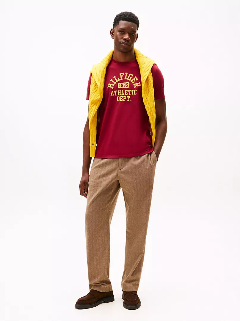 Short Sleeve T-Shirt Tommy Hilfiger regular fit _ Burgundy