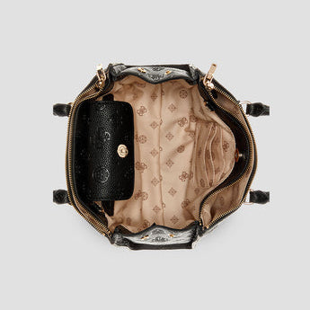 Guess Trendy Monogram Satchel Handbag